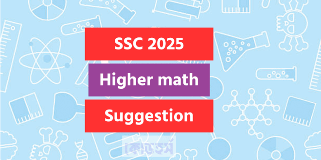 SSC 2025 Higher Math Suggestion